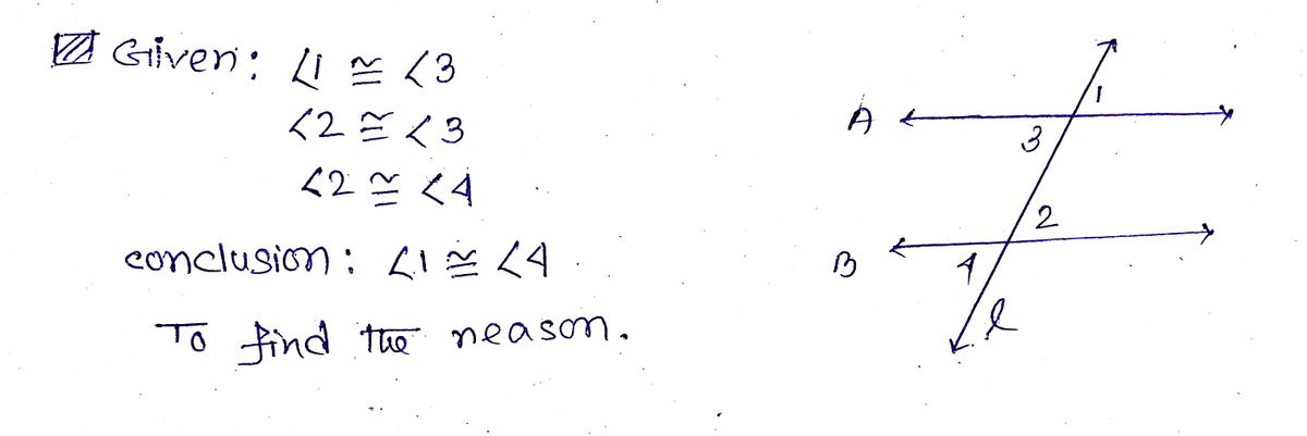 Geometry homework question answer, step 1, image 1